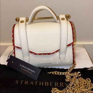 Strathberry Allegro Micro in Vanilla braided Trim